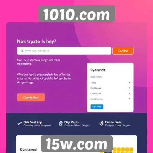 Acessibilidade e interface do site 1010.com